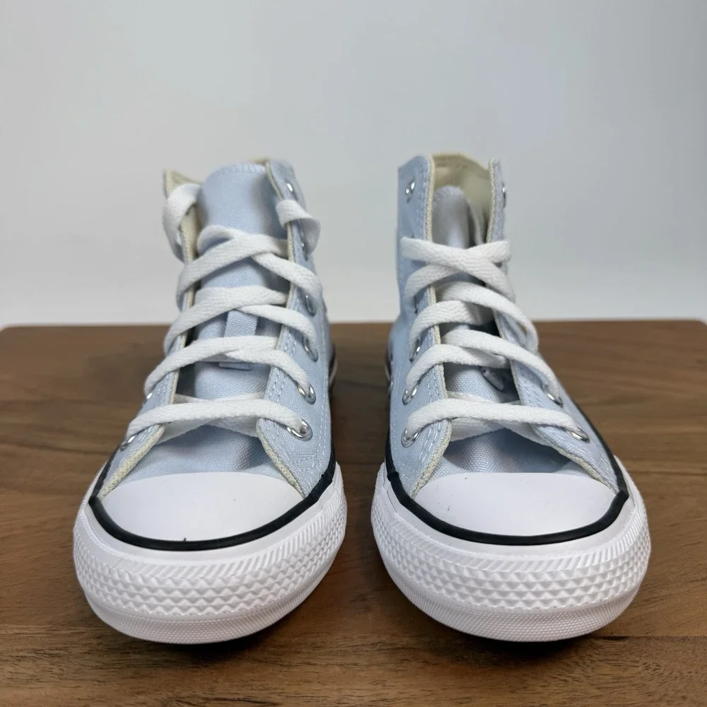 New Little Kids Converse Chuck‎ Taylor All Star High Blue Sneaker Shoes Sz 12 C